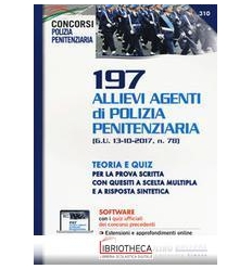 197 ALLIEVI AGENTI DI POLIZIA PENITENZIARIA (G.U. 13