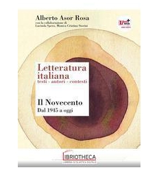 LETTERATURA ITALIANA TESTI AUTORI CONTESTI 7