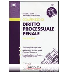 COMPENDIO DIRITTO PROCESSUALE PENALE