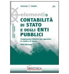 271 ELEMENTI DI CONTABILITÃ  DI STATO E