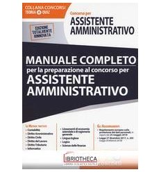 CONCORSO PER ASSISTENTE AMMINISTRATIVO - MANUALE COM