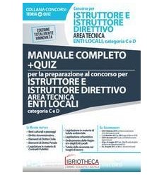 CONCORSO PER ISTRUTTORE E ISTRUTTORE DIRETTIVO AREA