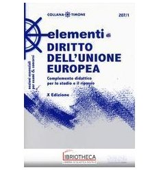 207/1 ELEMENTI DI DIRITTO DELL'UNIONE EU