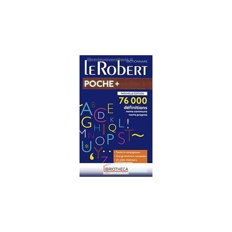 DICTIONNAIRE LE ROBERT DE POCHE PLUS 2019