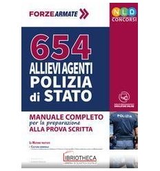 654 ALLIEVI AGENTI POLIZIA DI STATO - MANUALE COMPLE