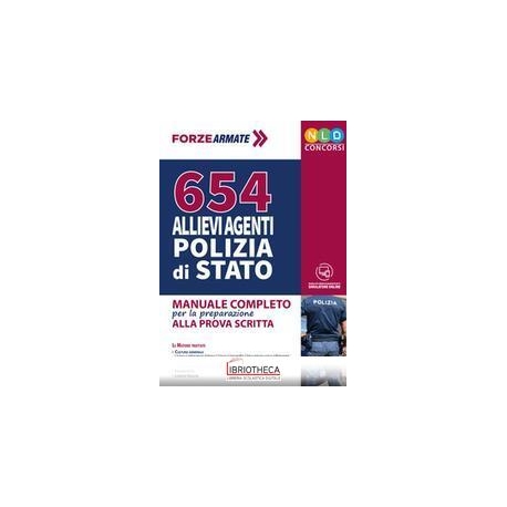 654 ALLIEVI AGENTI POLIZIA DI STATO - MANUALE COMPLE