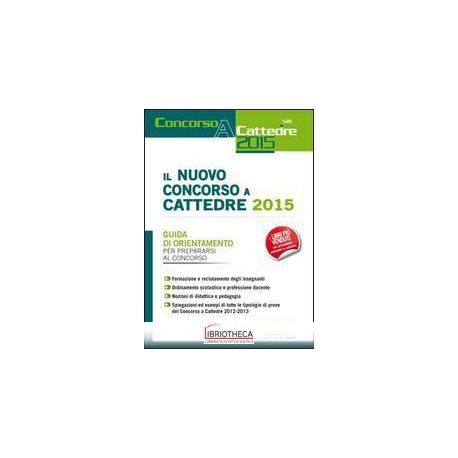 NUOVO CONCORSO CATTEDRE 2015-GUIDA ORIEN