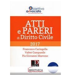 ATTI E PARERI DI DIRITTO CIVILE 2017