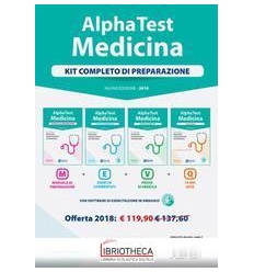 ALPHA TEST MEDICINA KIT 4 LIBRI