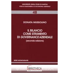 BILANCIO COME STRUMENTO DI GOVERNANCE AZIENDALE