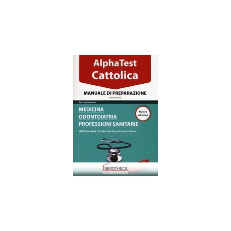 ALPHA TEST CATTOLICA. MANUALE