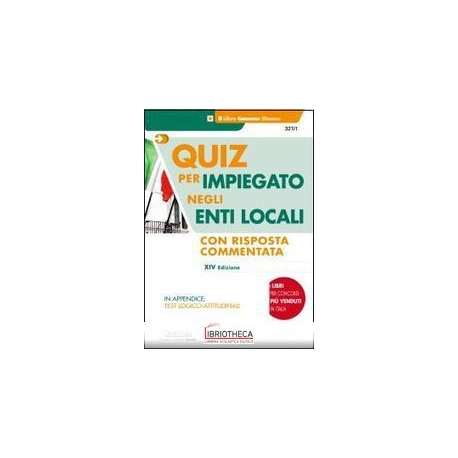 QUIZ IMPIEGATO ENTI LOCALI 14 ED.2016