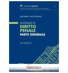 MANUALE DIRITTO PENALE - PARTE GENERALE