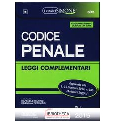 CODICE PANALE 2015 LEGGI COMPLEMENTARI