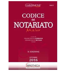 504/2 CODICE DEL NOTARIATO MAIOR