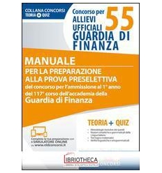 CONCORSO PER 55 ALLIEVI UFFICIALI GUARDIA DI FINANZA