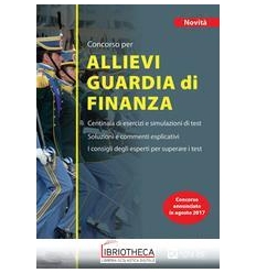 CONCORSO PER ALLIEVI GUARDIA DI FINANZA