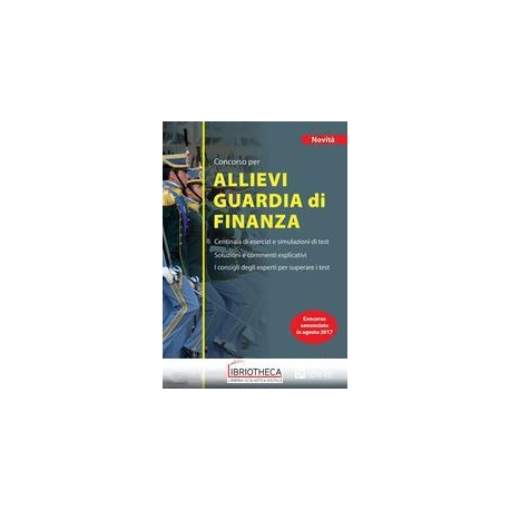 CONCORSO PER ALLIEVI GUARDIA DI FINANZA