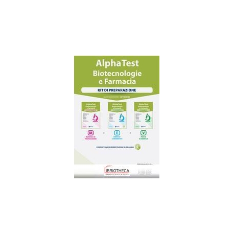 ALPHA TEST. BIOTECNOLOGIE E FARMACIA. KI