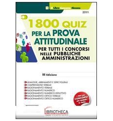 1800 QUIZ PER LA PROVA ATTITUDINALE