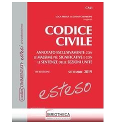 CM1 CODICE CIVILE ESTESO