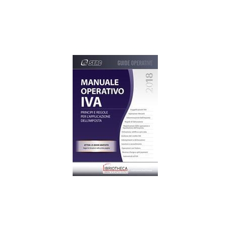 MANUALE OPERATIVO IVA 2018