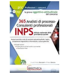 PROVA OGGETTIVO-ATT. 365 ANALISTI INPS