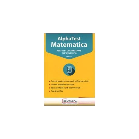 ALPHA TEST MATEMATICA