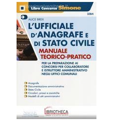 328/4 L'UFFICIALE D'ANAGRAFE E DI