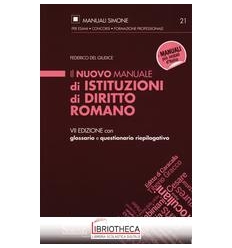 21 IL NUOVO MANUALE DI ISTITUZIONI DI DI