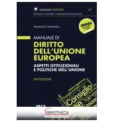 MANUALE DIRITTO UNIONE EUROPEA