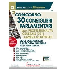 311 CONCORSO 30 CONSIGLIERI PARLAMENTAR