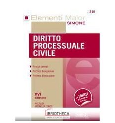 ELEMENTI MAIOR DI DIRITTO PROCESSUALE CIVILE