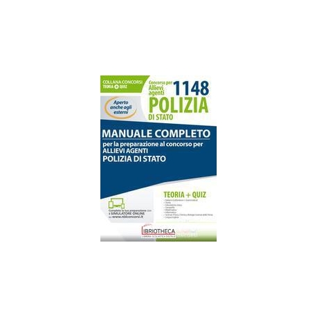 CONCORSO PER 1148 ALLIEVI AGENTI POLIZIA DI STATO -