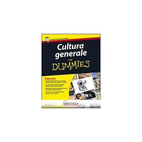 CULTURA GENERALE FOR DUMMIES