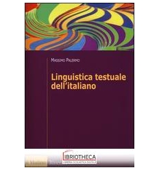 LINGUISTICA TESTUALE DELL'ITAL