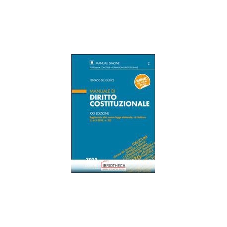 MANUALE DIRITTO COSTITUZIONALE