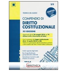 COMPENDIO DIRITTO COSTITUZIONALE (2/2)