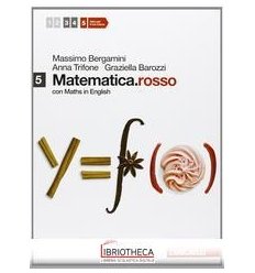 MATEMATICA ROSSO CON MATHS IN ENGLISH 5