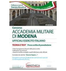 ACCADEMIA MILITARE MODENA PR.SCRITTA