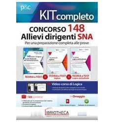 KIT COMPLETO CONCORSO 148 ALLIEVI DIRIGENTI SNA (SCU