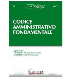 506/7 CODICE AMMINISTRATIVO FONDAMENTALE