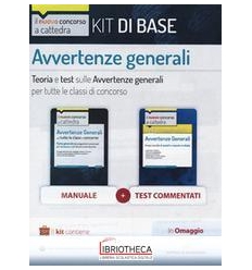 KIT AVVERTENZE GENERALI