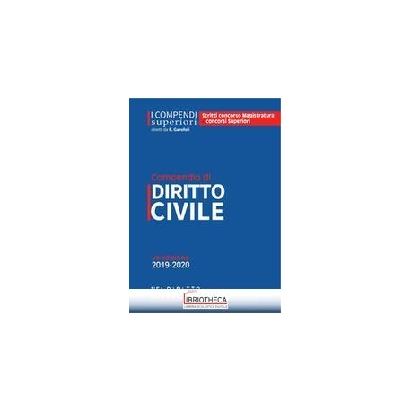 DIRITTO CIVILE 2019-2020 - COMPENDIO