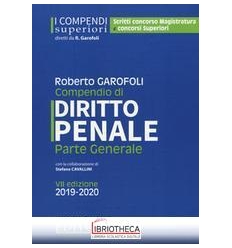 DIRITTO PENALE - COMPENDIO PARTE GENERALE 2019 - 202