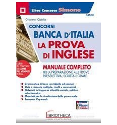 345/3C ESPERTI BANCA D'ITALIA-LA PROVA D