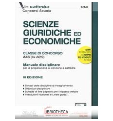 526/8 SCIENZE GIURIDICHE ED ECONOMICHE