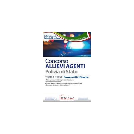 CONCORSO ALLIEVI AGENTI P.S. 5ED