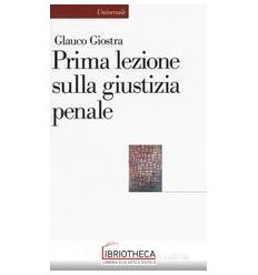 PRIMA LEZIONE SULLA GIUSTIZIA