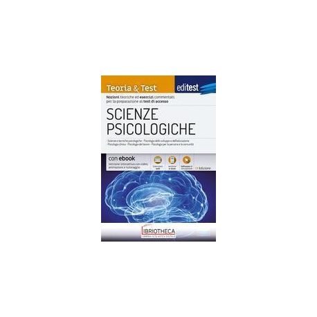 SCIENZE PSICOLOGICHE TEORIA E TEST